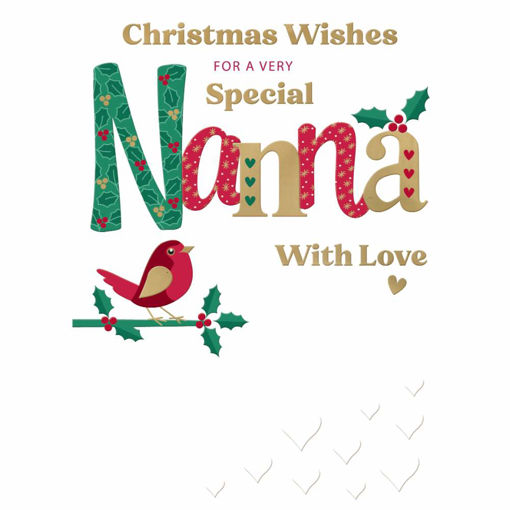 Picture of SPECIAL NANNA WITH LOVE CHRISTMAS CARD